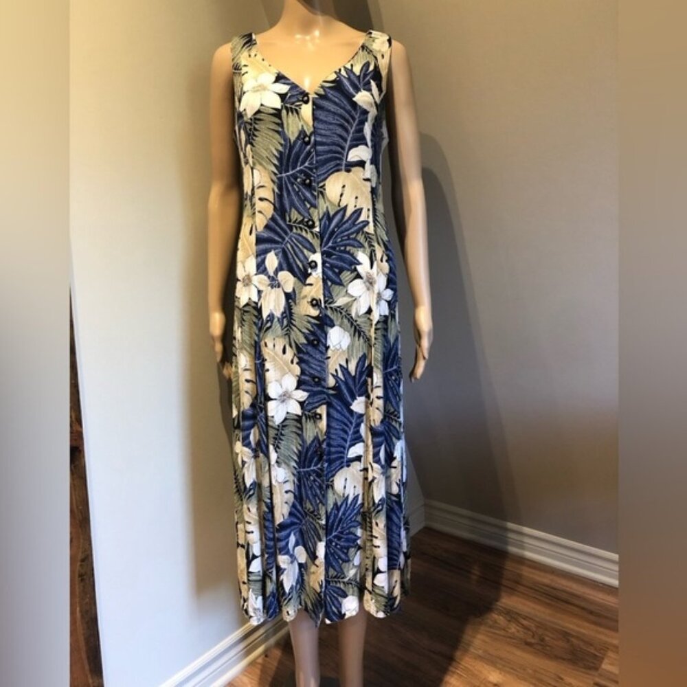 Summer floral maxi dress